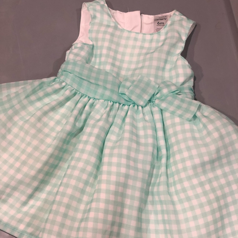 Carters gingham Easter dress 6 months